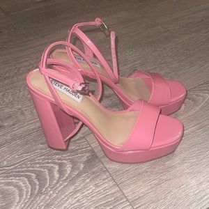 Steve Madden Barbie pink platforms, never been worn